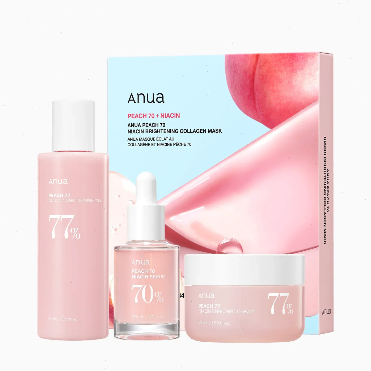 Peach Brightening Set