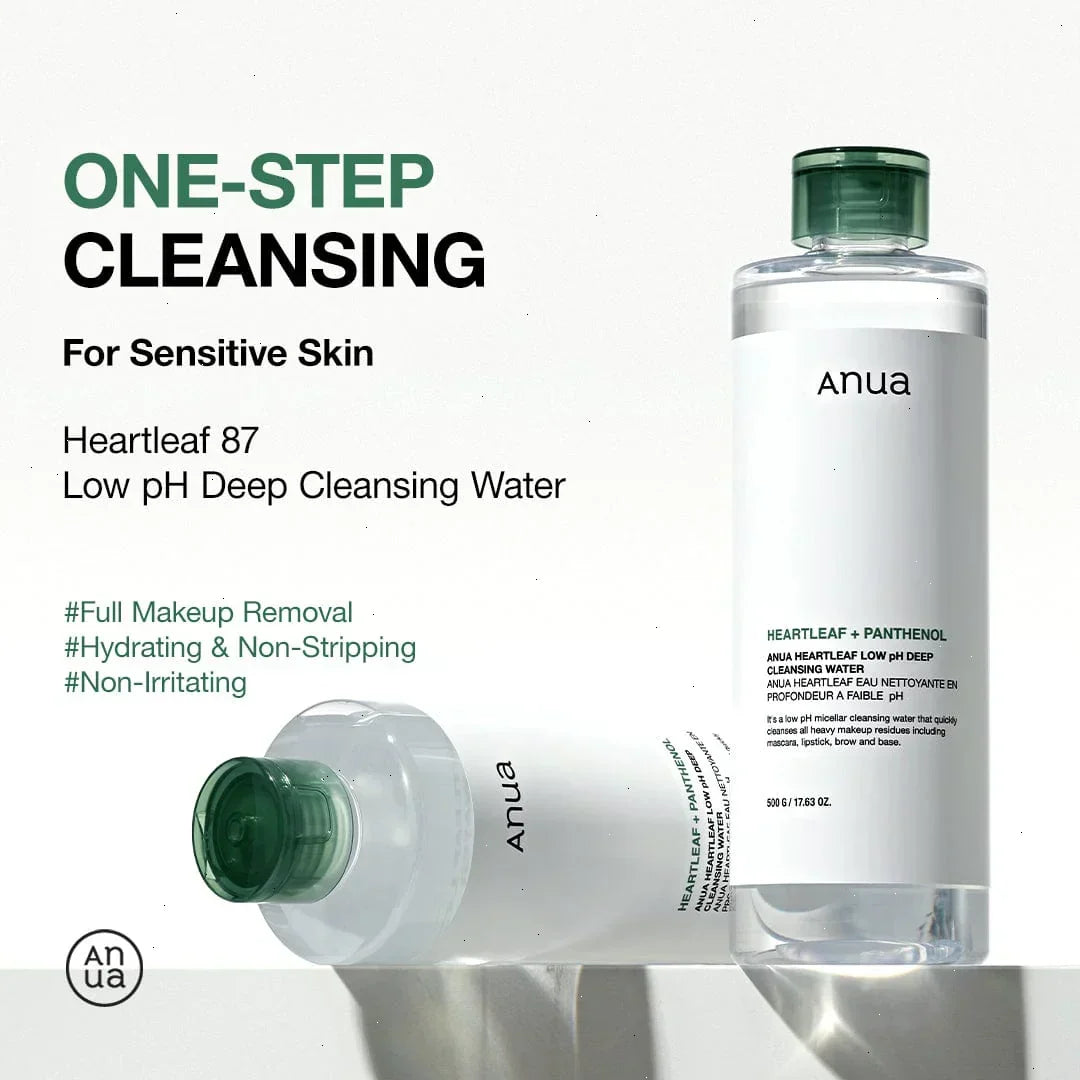 Heartleaf Low pH Deep Cleansing Water
